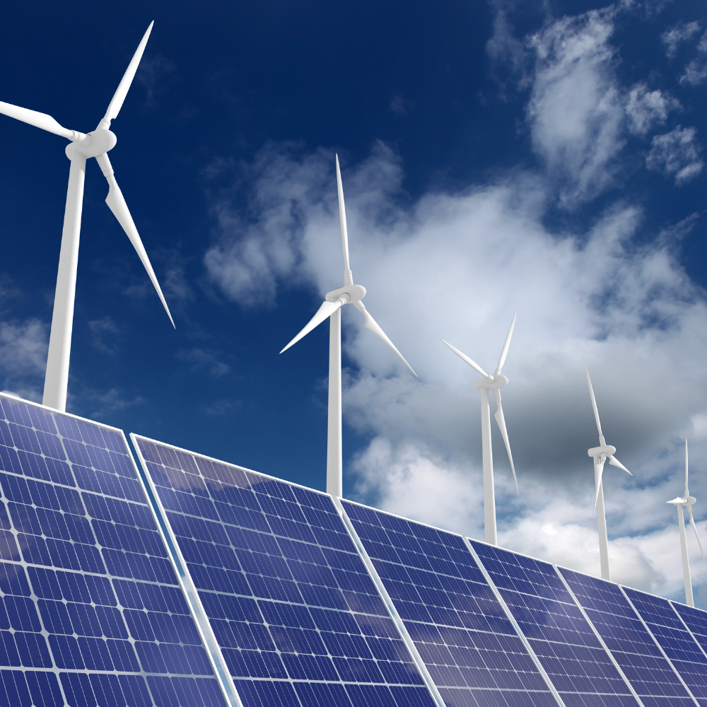 Windräder und Solarmodule – Referenz aus der Energiewirtschaft